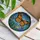 Nature Lovers' Vibrant Monarch Butterfly Tiffany Stained Glass Mosaic Art with Ruby Red & Golden Accents Stained Glass Suncatcher - LF83zQoh5P