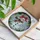 Holiday Enthusiasts' Cheerful Tiffany Stained Glass Snowman Holly Pine Mosaic Stained Glass Suncatcher - 3