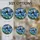 Art Lovers' Tiffany-Style Stained Glass Magpie in Flight, Jewel Tone Mosaic Sky & Metallic Scrolls Stained Glass Suncatcher - ZR0-avZtfh