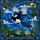 Art Lovers' Tiffany-Style Stained Glass Magpie in Flight, Jewel Tone Mosaic Sky & Metallic Scrolls Stained Glass Suncatcher - 5