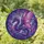 Dragon Art Lovers' Tiffany Style Stained Glass Serpentine Dragon Violet Sapphire Fuchsia Black Mosaic Stained Glass Suncatcher - 1