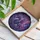 Dragon Art Lovers' Tiffany Style Stained Glass Serpentine Dragon Violet Sapphire Fuchsia Black Mosaic Stained Glass Suncatcher - 3