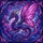 Dragon Art Lovers' Tiffany Style Stained Glass Serpentine Dragon Violet Sapphire Fuchsia Black Mosaic Stained Glass Suncatcher - 5