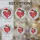 Holiday Lovers' Tiffany Style Stained Glass Ruby Red Festive Heart Snowy Snowflakes Emerald Holly Pattern Stained Glass Suncatcher - 4