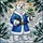 Holiday Art Lovers' Tiffany Glass Polar Bear Festive Winter Scene, Holly, Christmas Tree, Jewel Tones Stained Glass Suncatcher - 5