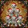 Holiday Dog Lovers' Vibrant Tiffany Stained Glass Dalmatian Puppy Christmas Tree Mosaic Pattern Stained Glass Suncatcher - 5