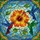Art Lovers' Intricate Stained Glass Hibiscus Hummingbird Jewel Tones Vibrant Mosaic Stained Glass Suncatcher - 5