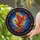 Fantasy Art Lovers' Vibrant Tiffany Stained Glass Phoenix Cosmic Nebula Jewel-Studded Border Stained Glass Suncatcher - 2