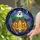 Halloween Lovers' Vivid Stained Glass Jack-o'-lantern Ghost Succulent Night Sky Pattern Stained Glass Suncatcher - 2