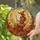 Autumn Fantasy Lovers' Tiffany Stained Glass Witch Moon Autumn Leaves Radiant Jewel Tones Stained Glass Suncatcher - 2
