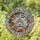 Halloween Enthusiasts' Vibrant Tiffany Stained Glass Gothic Gate Bats Skulls Pumpkins Edge-to-Edge Design Stained Glass Suncatcher - 1