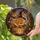 Autumn Style Lovers' Vibrant Orange Stained Glass Rose Witch Hat & Jack-o'-Lantern Monarch Mosaic Stained Glass Suncatcher - 2