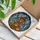 Fantasy Art Lovers' Whimsical Stained Glass Highland Cow Witch Hat Dragon Wings Jewel Tone Mosaic Stained Glass Suncatcher - 3