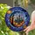 Halloween Art Fans' Intricate Tiffany Stained Glass Moon Village & Celestial Ornaments Pattern Stained Glass Suncatcher - 2