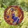 Autumn Magic Lovers Glowing Tiffany Style Stained Glass Witch, Fall Floral Moon & Forest Mosaic Stained Glass Suncatcher - -TYGUUM6x-