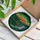 Art Enthusiasts' Vibrant Tiffany Stained Glass Sunset Bird Emerald Teal Mountain Mosaic Stained Glass Suncatcher - 3