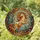 Fantasy Art Enthusiasts' Stained Glass Unicorn Jack-o'-Lantern Autumnal Forest Mosaic Jewel Tones Stained Glass Suncatcher - E1ZkIbRCHV