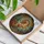 Fantasy Art Enthusiasts' Stained Glass Unicorn Jack-o'-Lantern Autumnal Forest Mosaic Jewel Tones Stained Glass Suncatcher - P_3AraT8uQ