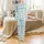 Sheep Lover Fluffy Cartoon Sheep, Sky Blue Cloud Pattern Low Top Canvas Shoes Satin Pajamas Set - 2