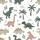 Personalized Dinosaur Lover Pajamas: Playful Jungle Dino Pattern Sleepwear Satin Pajamas Set - 4