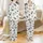 Personalized Dinosaur Lover Pajamas: Playful Jungle Dino Pattern Sleepwear Satin Pajamas Set - 1