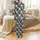 Women's Dark Floral Pajamas: Cottagecore Navy Botanical Cotton Sleep Set Satin Pajamas Set - 3