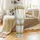 Nature Lover's Impressionistic Birch Tree Forest Sleep Set: White Aspen & Golden Flora Satin Pajamas Set - 51UG9TOST1