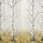 Nature Lover's Impressionistic Birch Tree Forest Sleep Set: White Aspen & Golden Flora Satin Pajamas Set - 4