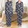 Bridesmaid & Bridal: Lush Blush Rose Navy Floral Print Rayon Spandex Long Loungewear Satin Pajamas Set - 1
