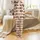 Family Christmas: Santa Gingerbread Argyle Pattern - Brown Long Sleeve Matching Raglan PJs Set Satin Pajamas Set - 2