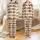 Family Christmas: Santa Gingerbread Argyle Pattern - Brown Long Sleeve Matching Raglan PJs Set Satin Pajamas Set - 1