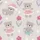 Whimsical Crochet Teddy Bear: Pajamas Overalls Dress Pattern & Orchid Hearts - Cozy Loungewear Print Satin Pajamas Set - 4