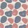 Refined Style: Dusty Rose Blue-Grey Abstract Pattern, Minimalist Initials Stars, Rose Piping - Artwear Satin Pajamas Set - 4