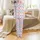 Kids Personalized Christmas Pajamas: Striped Monogram Bow Pima Cotton 2-Piece Sleep Set Satin Pajamas Set - 2