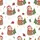 Family Christmas Sloth Pajamas: Whimsical Santa Hat & Candy Cane Pattern Cozy Spandex Sleep Set Satin Pajamas Set - 4