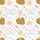 Pancakes & Pajamas Sleep Set: Whimsical Hand-Drawn Golden Pancake & Pastel Polka Dot Party Design Satin Pajamas Set - 4
