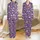 Custom Pet Photo Pajamas: Royal Purple Golden Retriever & Maltese All-Over Print Imitation Cotton Lounge Pants Satin Pajamas Set - 1