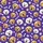 Custom Pet Photo Pajamas: Royal Purple Golden Retriever & Maltese All-Over Print Imitation Cotton Lounge Pants Satin Pajamas Set - 4