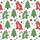 Family Christmas: Whimsical Cartoon Bear & Tree Pattern Matching Pajamas Shorts Set Satin Pajamas Set - 4