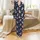Unisex Youth Adaptive Sleepsuit: Navy Teddy Bear Moon Print, Short Sleeve Cotton Full Back Zipper Satin Pajamas Set - 2