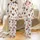Funny Chicken Mom Pajamas: Floral Farm Animal Rooster & Hen Print - Soft Stretch Sleep Set Satin Pajamas Set - 1