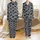Unisex Tuxedo Cat Lounge Pants: Playful Charcoal Grey All-Over Feline Print - Soft Cotton Blend Satin Pajamas Set - 1