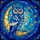 Celestial Dreamers' Intricate Stained Glass Owl Moon Mosaic Night Sky Blue Teal Golden Amber Jewel Tones Stained Glass Suncatcher - 7