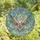Art Lovers' Majestic Tiffany Stained Glass Dove Ruby Red Blush Pink Sky Blue Mosaic Design Stained Glass Suncatcher - 4