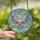 Art Lovers' Majestic Tiffany Stained Glass Dove Ruby Red Blush Pink Sky Blue Mosaic Design Stained Glass Suncatcher - 2