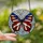 Stained Glass Art Lovers' Majestic Butterfly Tiffany Red Blue White Gold Starry Striped Celestial Mosaic Stained Glass Suncatcher - kxZwgX-H1k