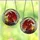 Dragon Enthusiasts' Fierce Red Dragon Guarding Fiery Egg Tiffany Stained Glass Geometric Art with Jewel Tones Stained Glass Suncatcher - 3