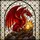 Dragon Enthusiasts' Fierce Red Dragon Guarding Fiery Egg Tiffany Stained Glass Geometric Art with Jewel Tones Stained Glass Suncatcher - 7