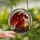 Dragon Enthusiasts' Fierce Red Dragon Guarding Fiery Egg Tiffany Stained Glass Geometric Art with Jewel Tones Stained Glass Suncatcher - 2