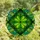 Nature Inspired Art Lovers' Glowing Green Tiffany Stained Glass Four-Leaf Clover Botanical Mosaic Stained Glass Suncatcher - 4